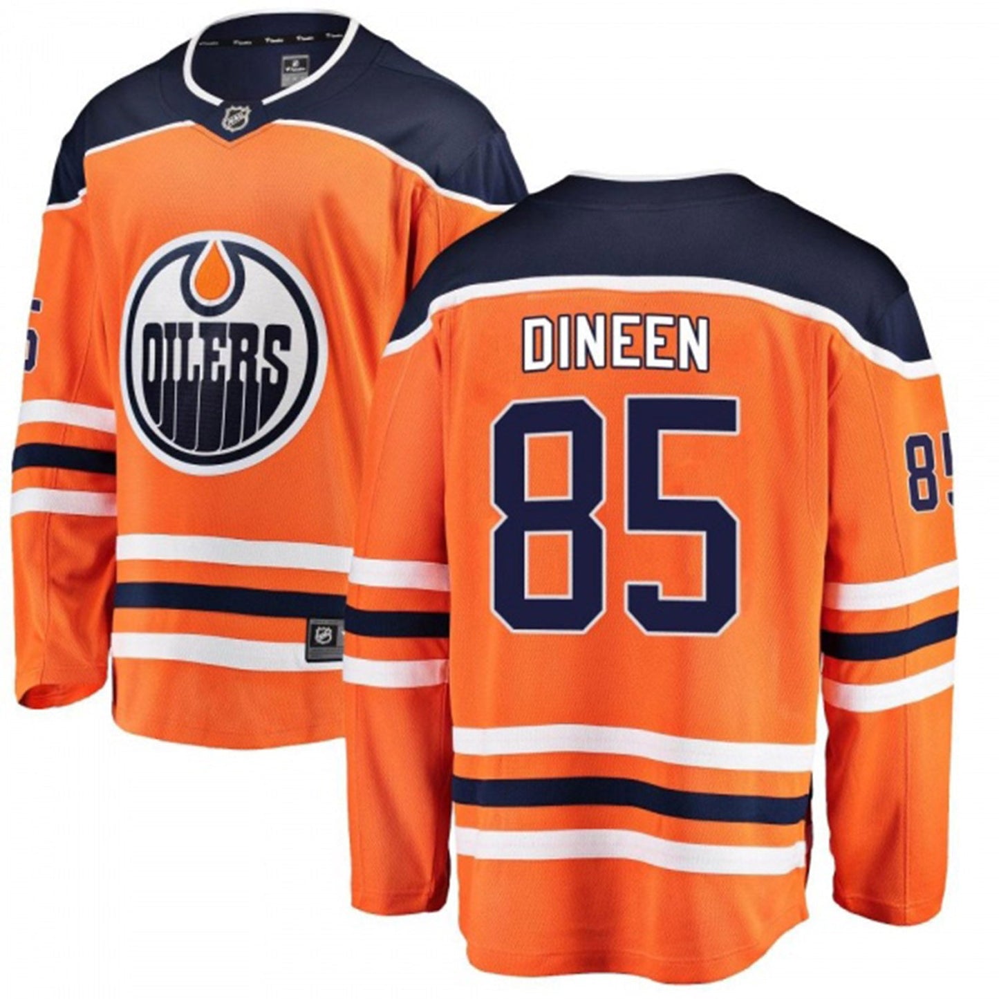 NHL Cam Dineen Edmonton Oilers 85 Jersey