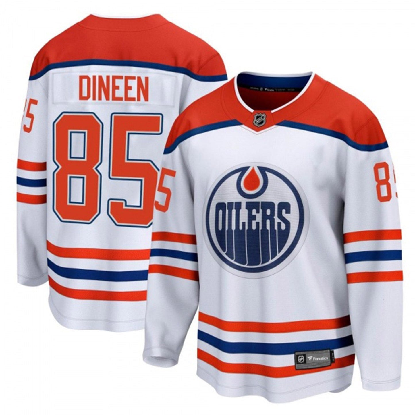 NHL Cam Dineen Edmonton Oilers 85 Jersey