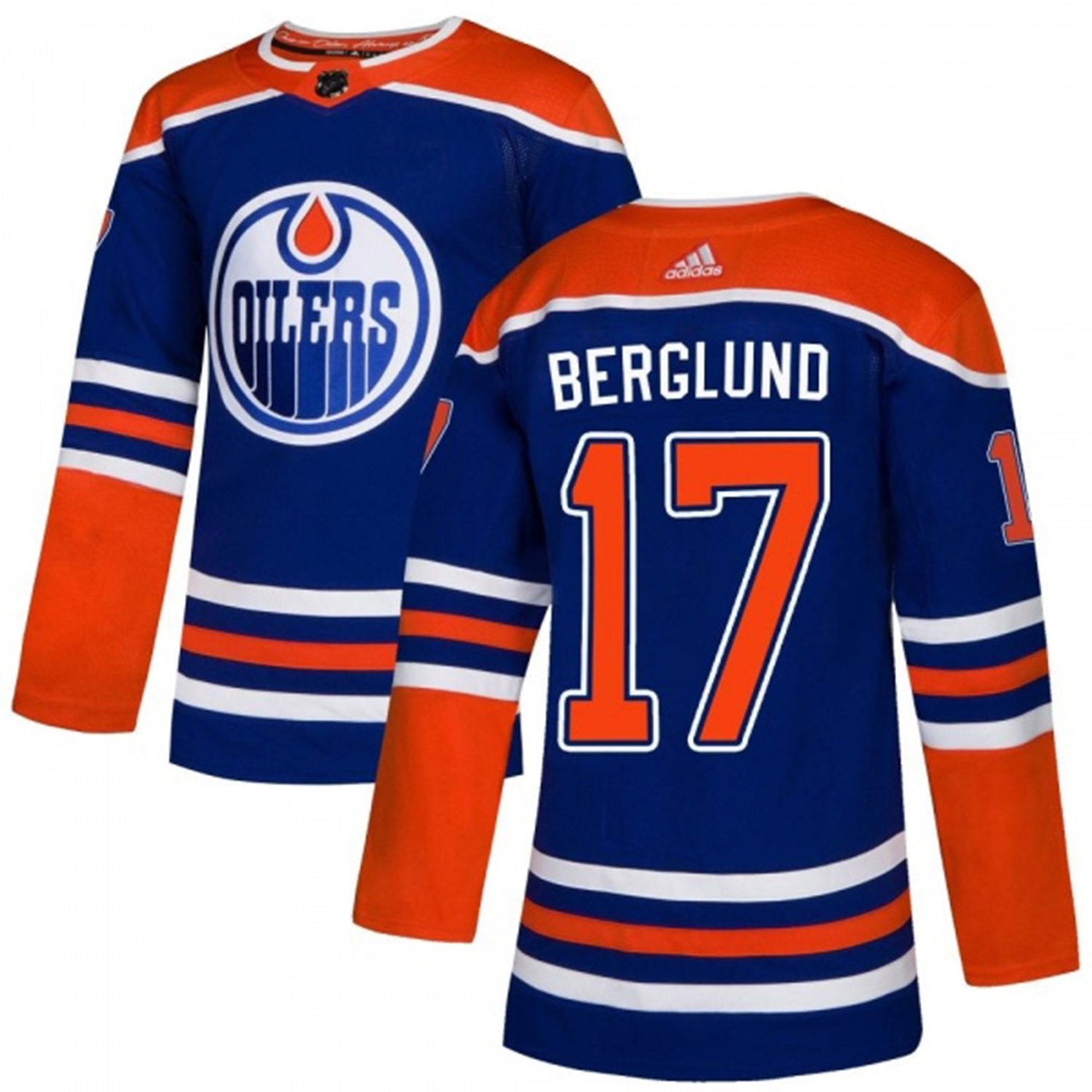 NHL Carl Berglund Edmonton Oilers 17 Jersey