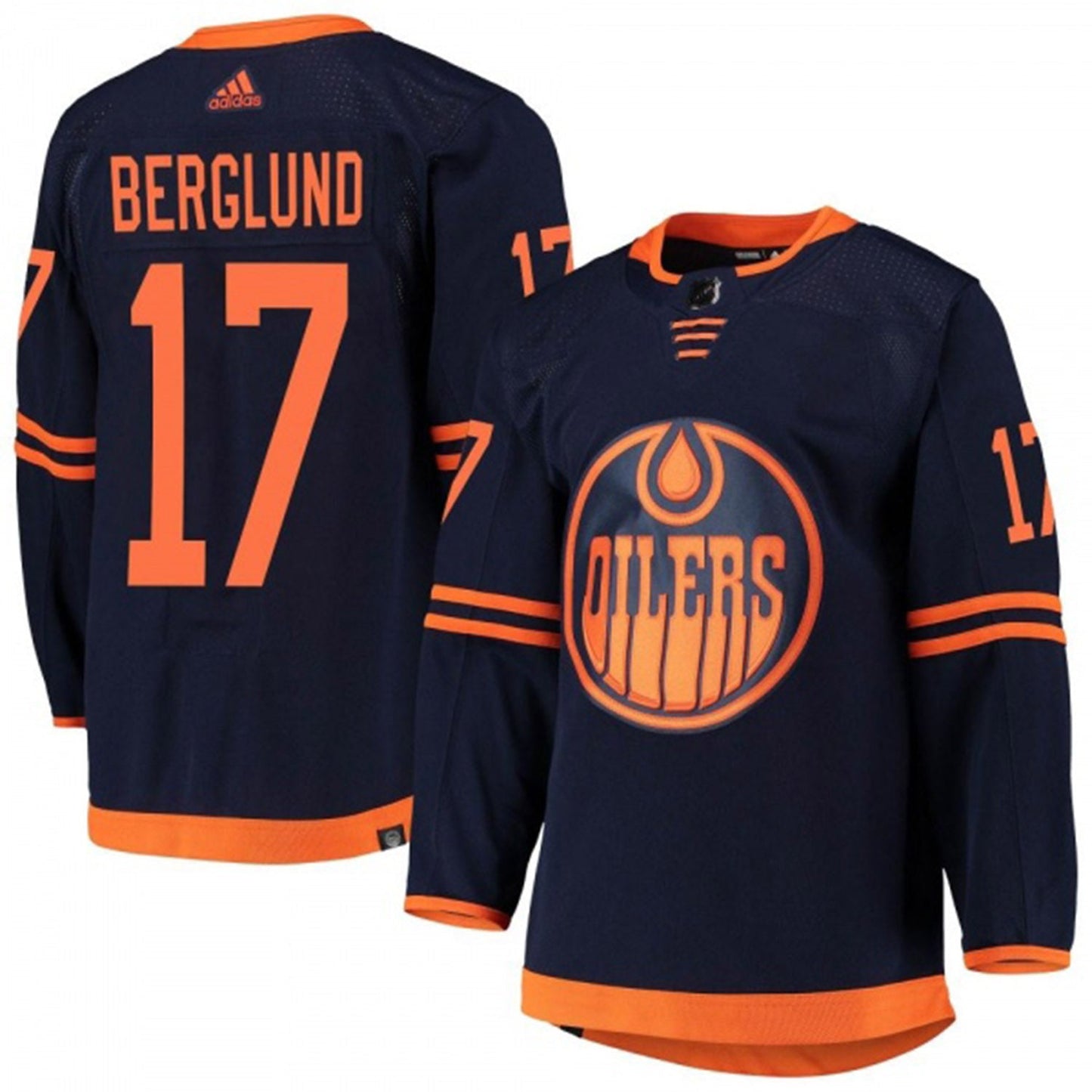 NHL Carl Berglund Edmonton Oilers 17 Jersey