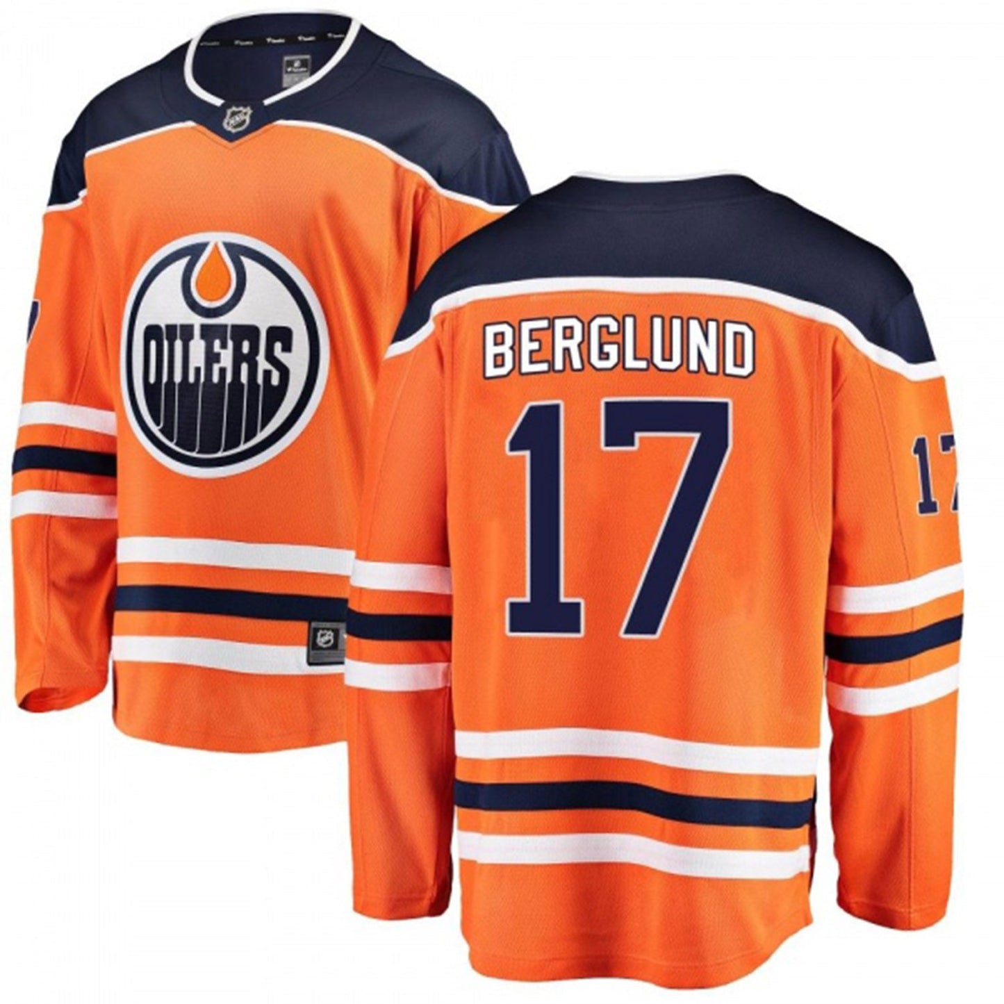 NHL Carl Berglund Edmonton Oilers 17 Jersey