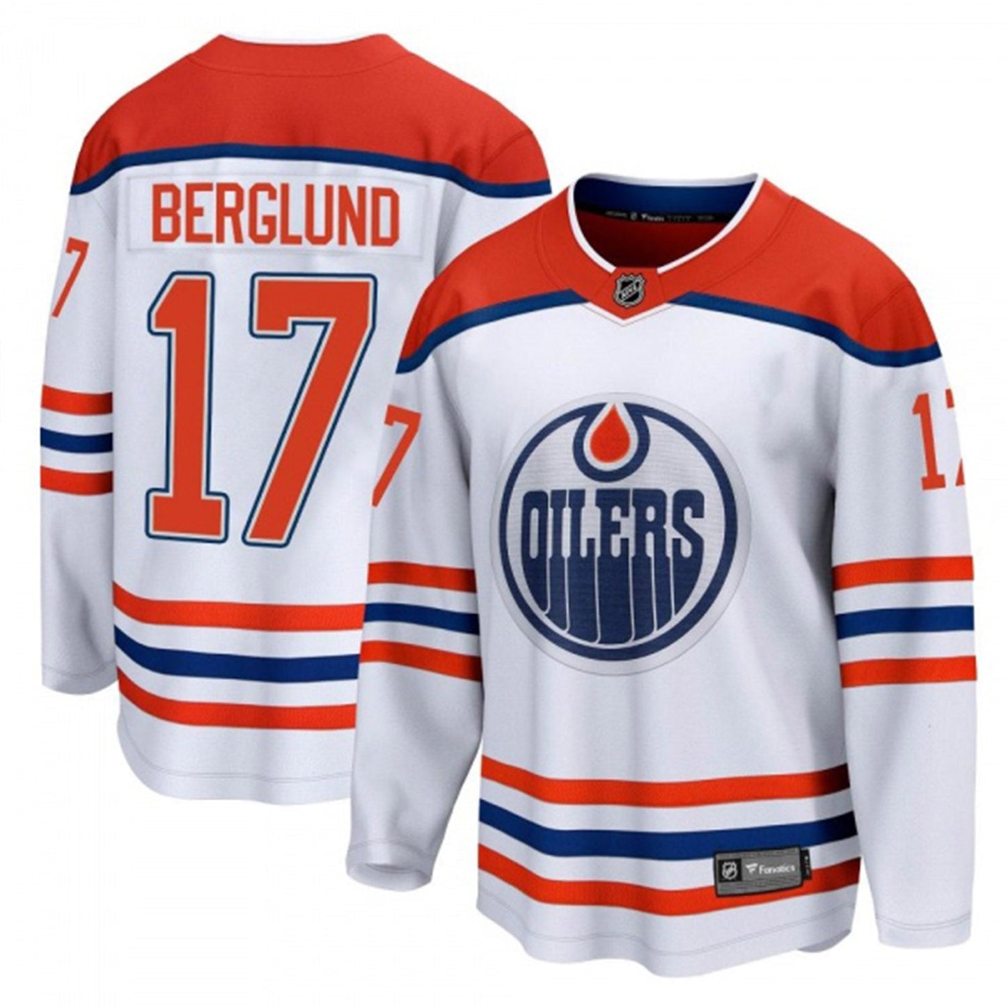 NHL Carl Berglund Edmonton Oilers 17 Jersey