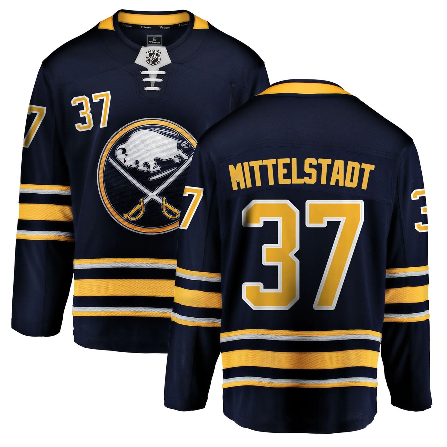 NHL Casey Mittelstadt Buffalo Sabres 37 Jersey