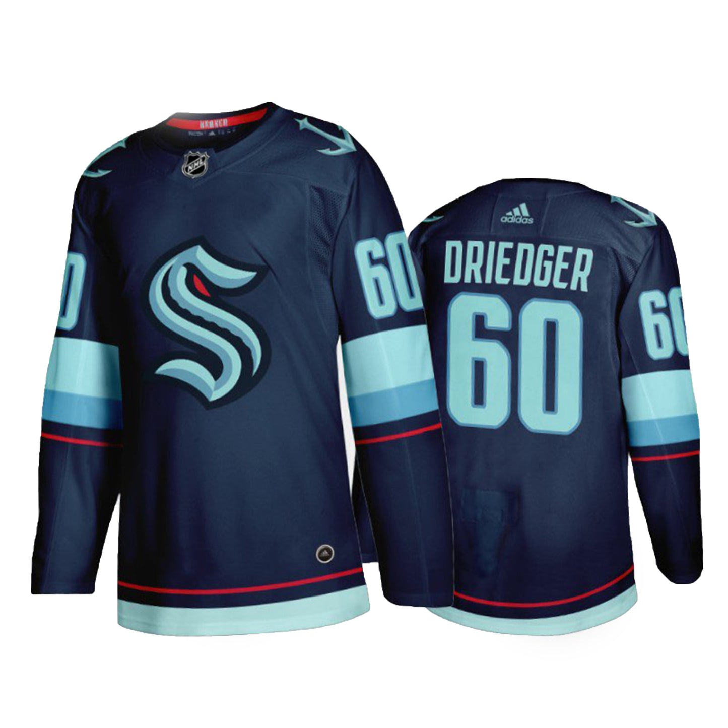 NHL Chris Driedger Seattle Kraken 60 Jersey