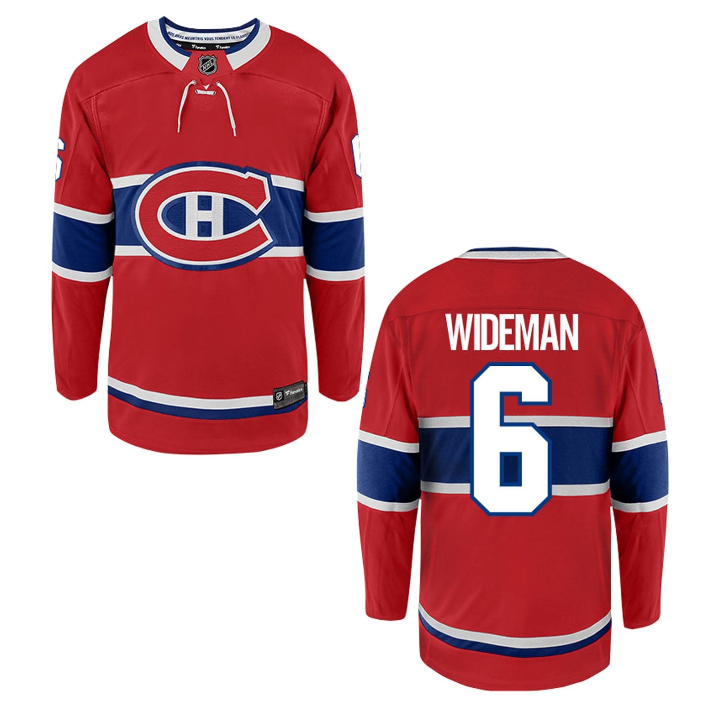 NHL  Chris Wideman Montreal Canadiens 6 Jersey