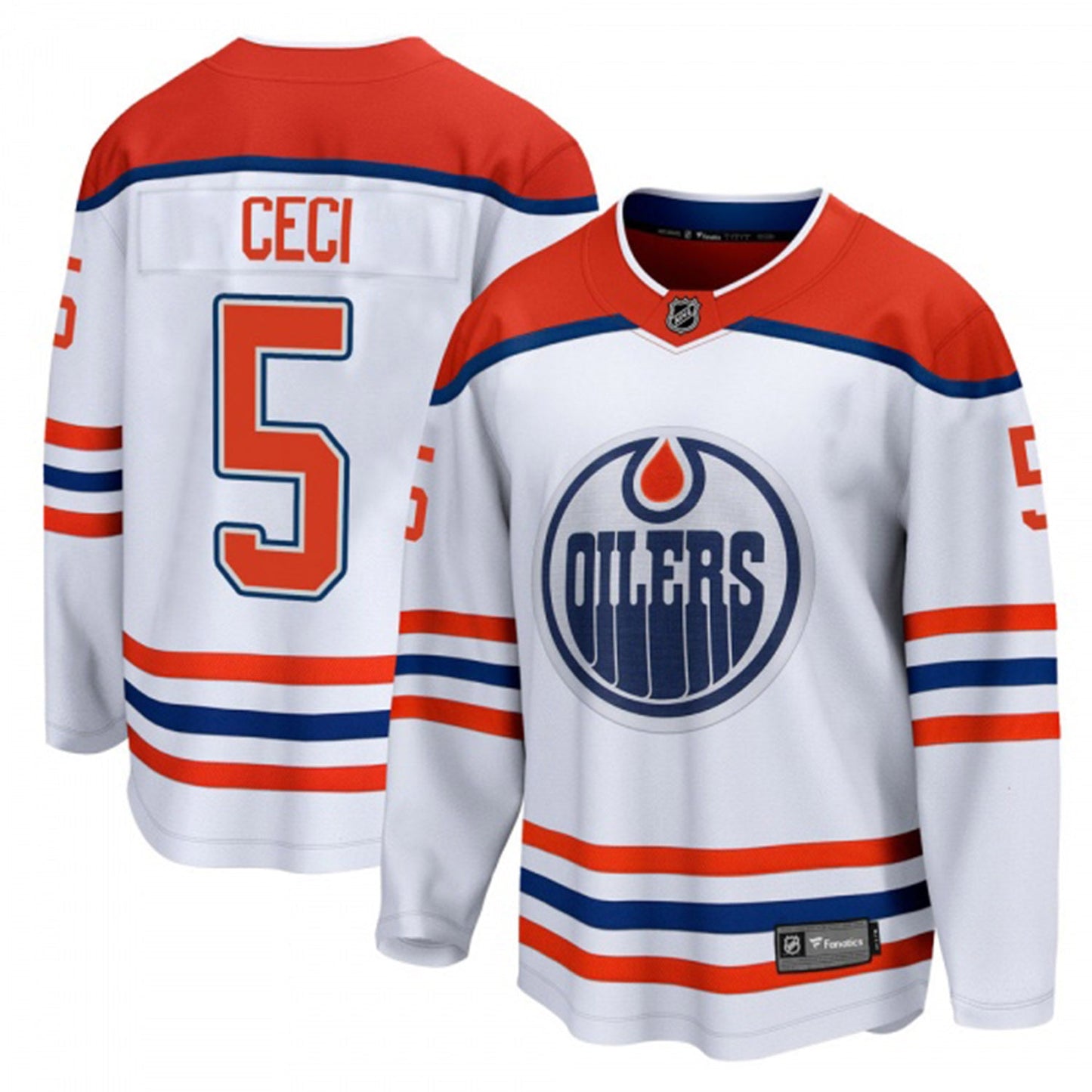 NHL Cody Ceci Edmonton Oilers 5 Jersey