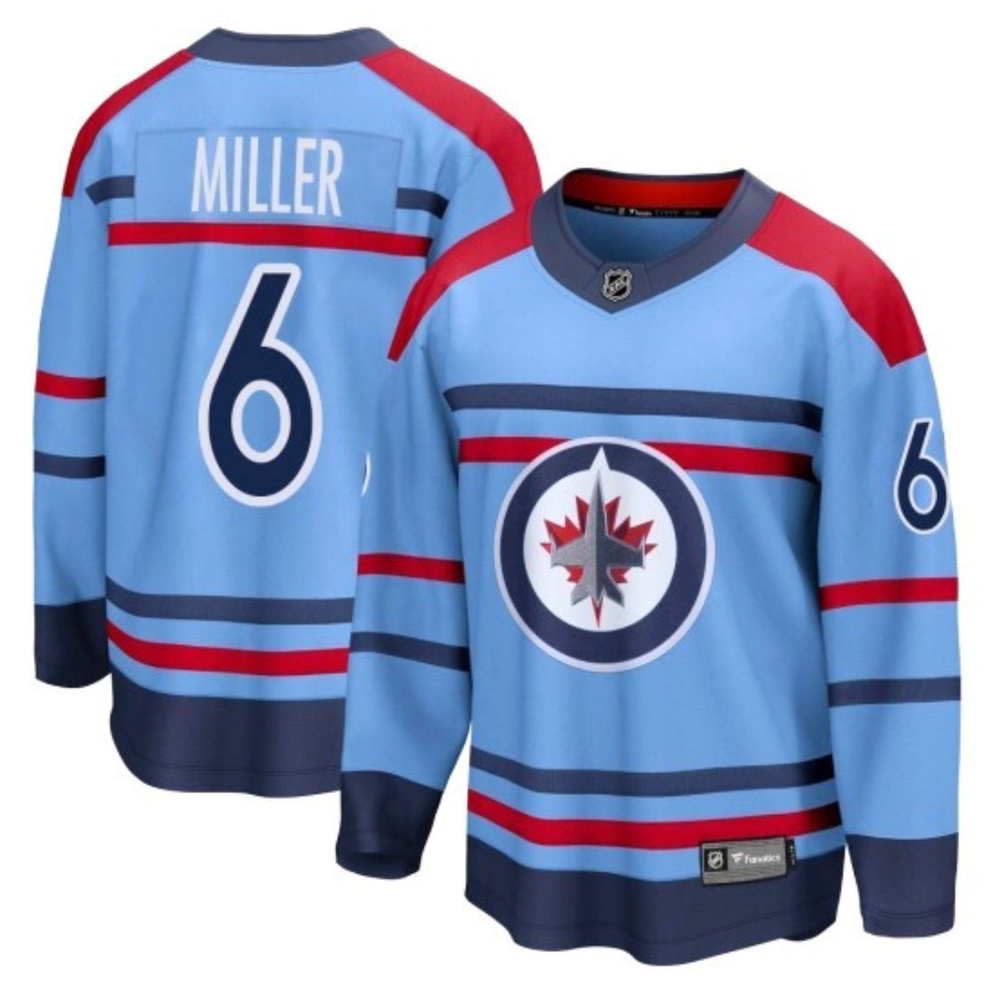 NHL Colin Miller Winnipeg Jets 6 Jersey