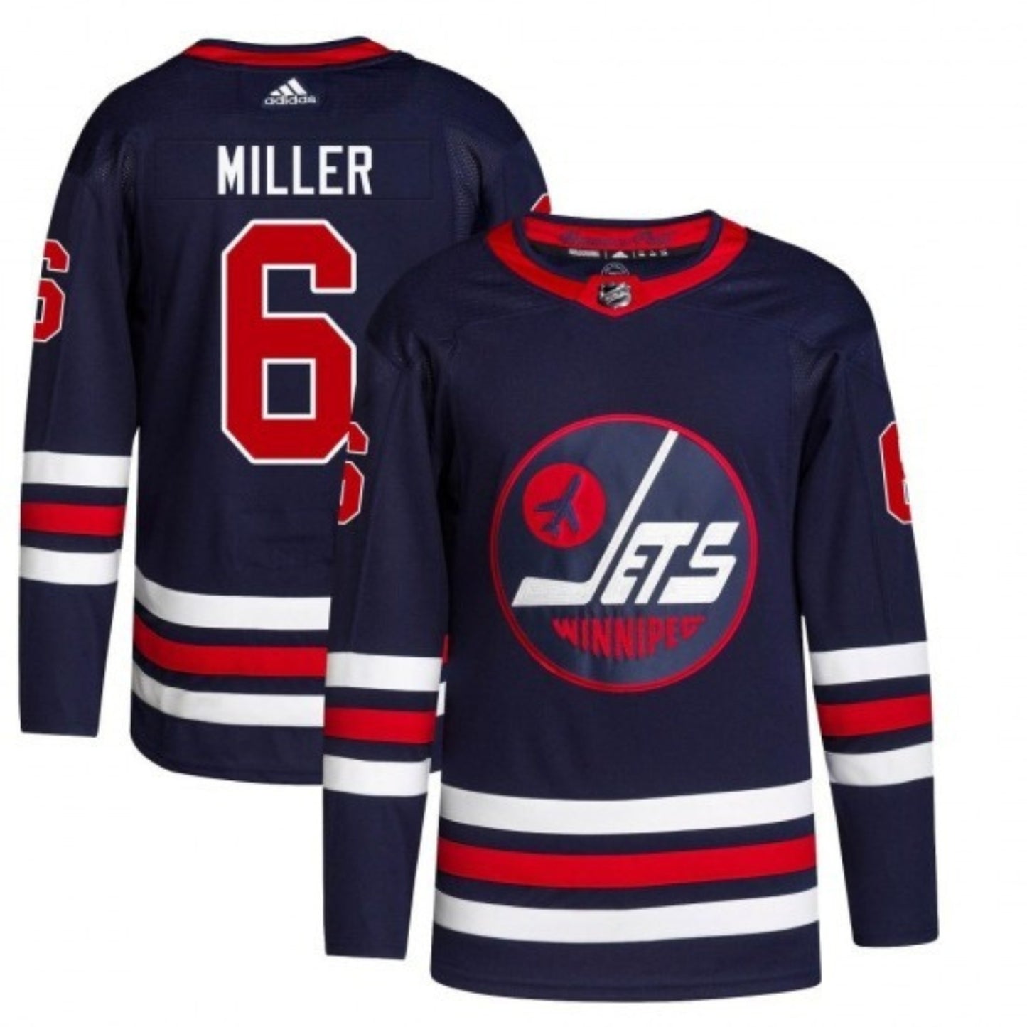 NHL Colin Miller Winnipeg Jets 6 Jersey