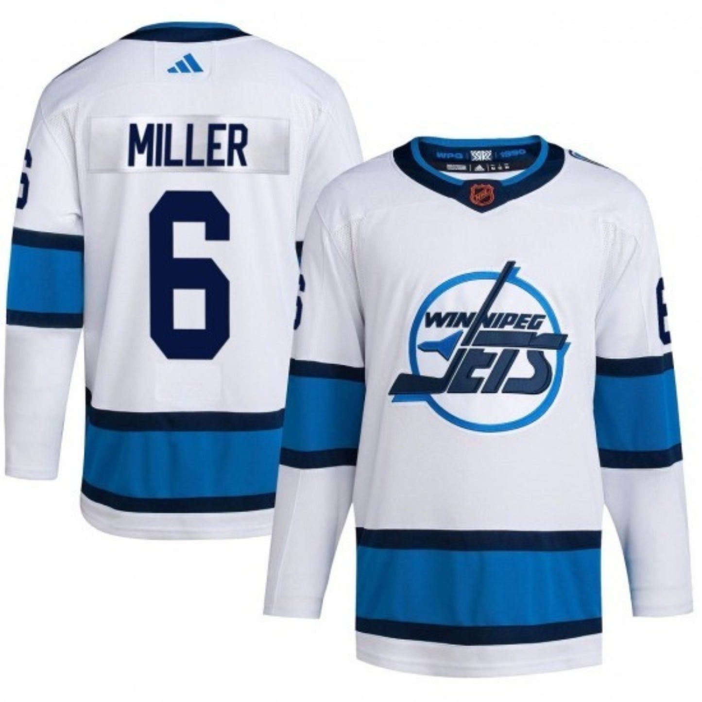 NHL Colin Miller Winnipeg Jets 6 Jersey