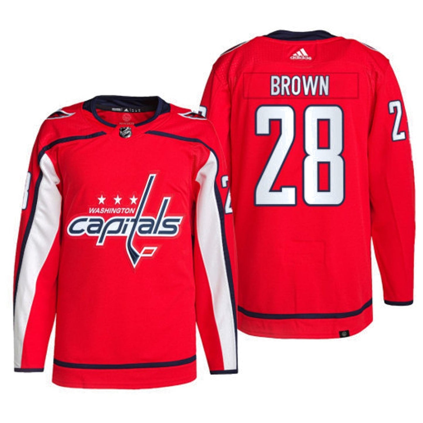 NHL Connor Brown Washington Capitals 28 Jersey