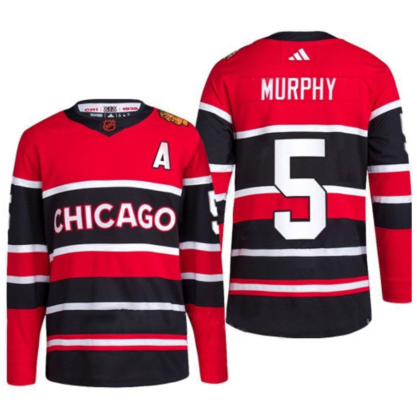 NHL Connor Murphy Chicago Blackhawks 5 Jersey