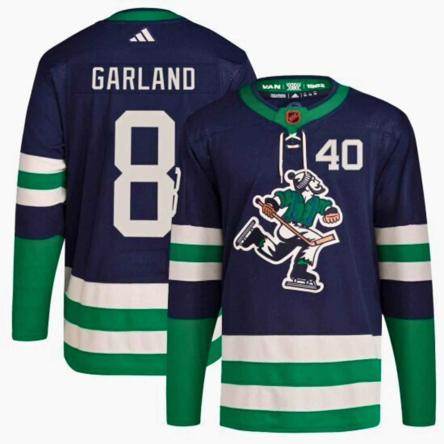 NHL Conor Garland Vancouver Canucks 8 Jersey