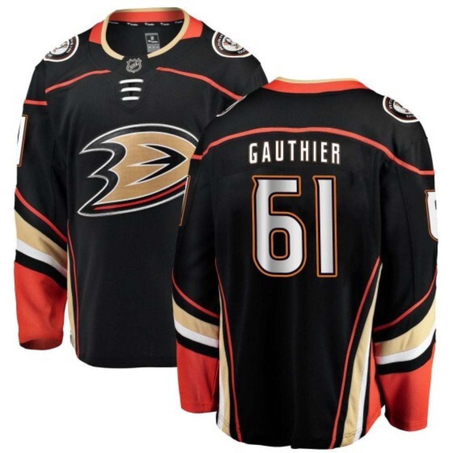 NHL Cutter Gauthier Anaheim Ducks 61 Jersey