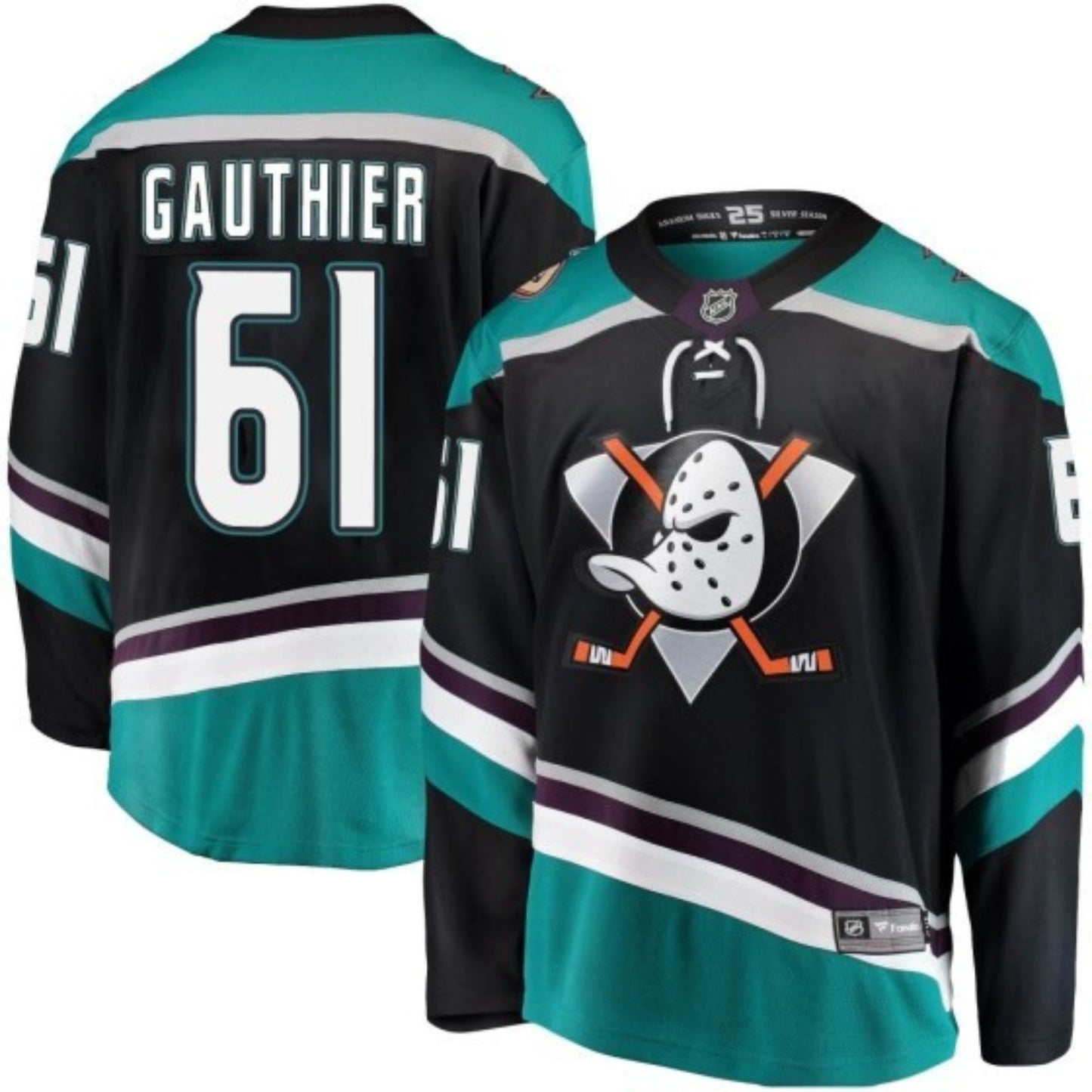 NHL Cutter Gauthier Anaheim Ducks 61 Jersey