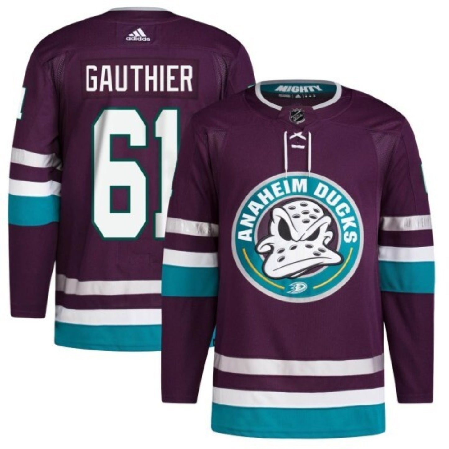 NHL Cutter Gauthier Anaheim Ducks 61 Jersey