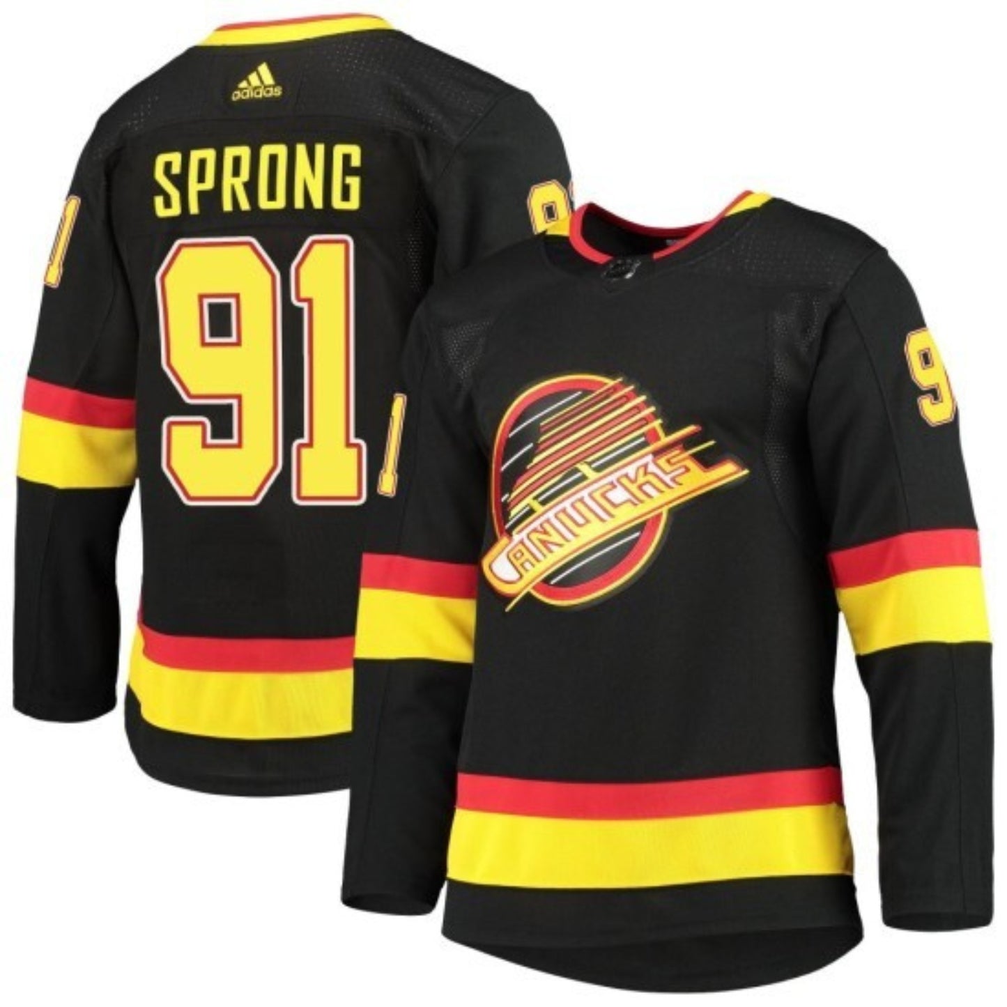 NHL Daniel Sprong Vancouver Canucks 91 Jersey