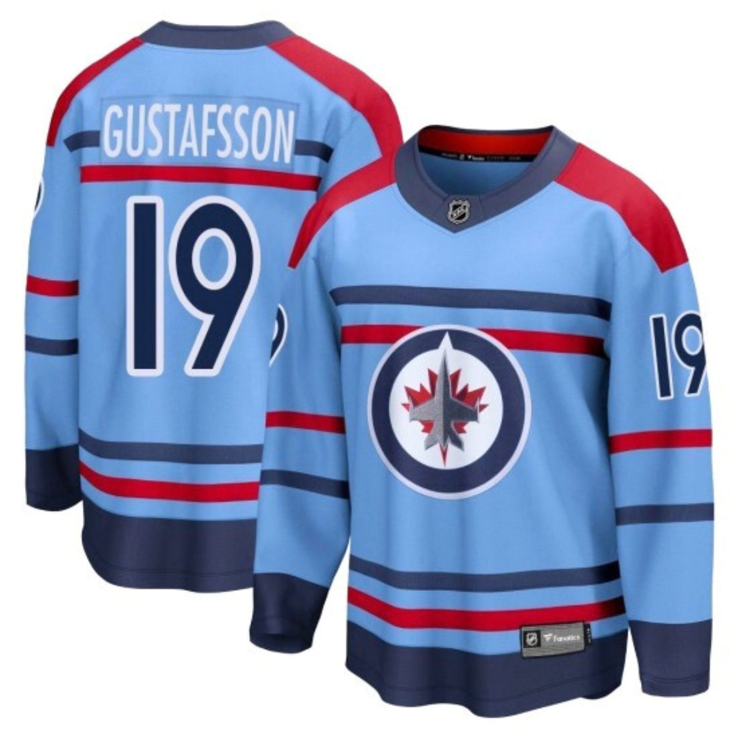 NHL David Gustafsson Winnipeg Jets 19 Jersey