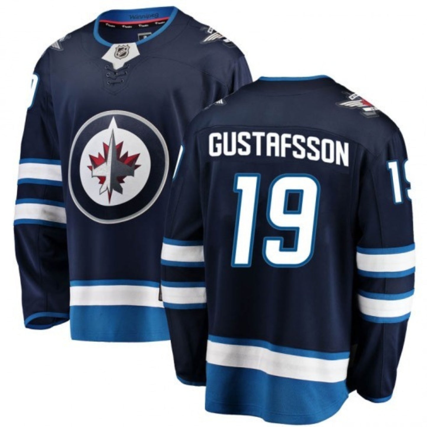 NHL David Gustafsson Winnipeg Jets 19 Jersey