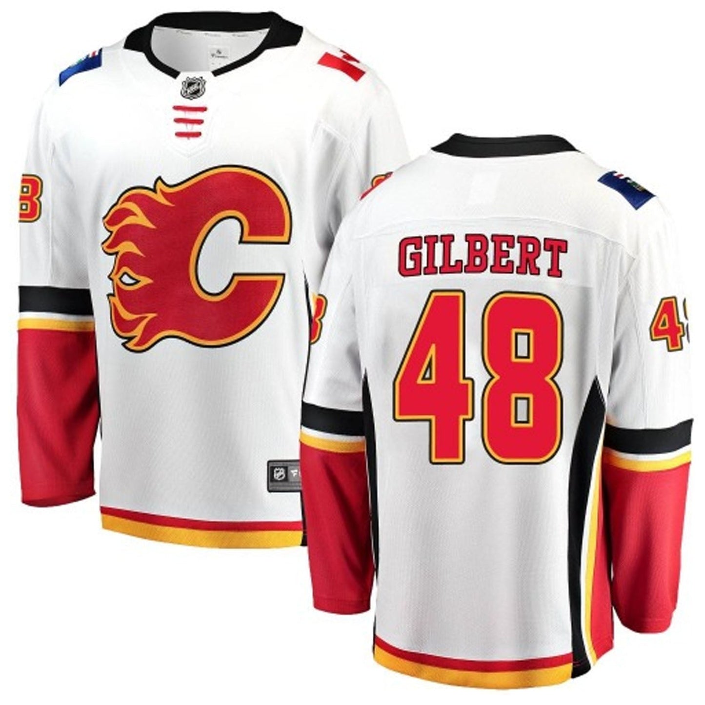 NHL Dennis Gilbert Calgary Flames 48 Jersey