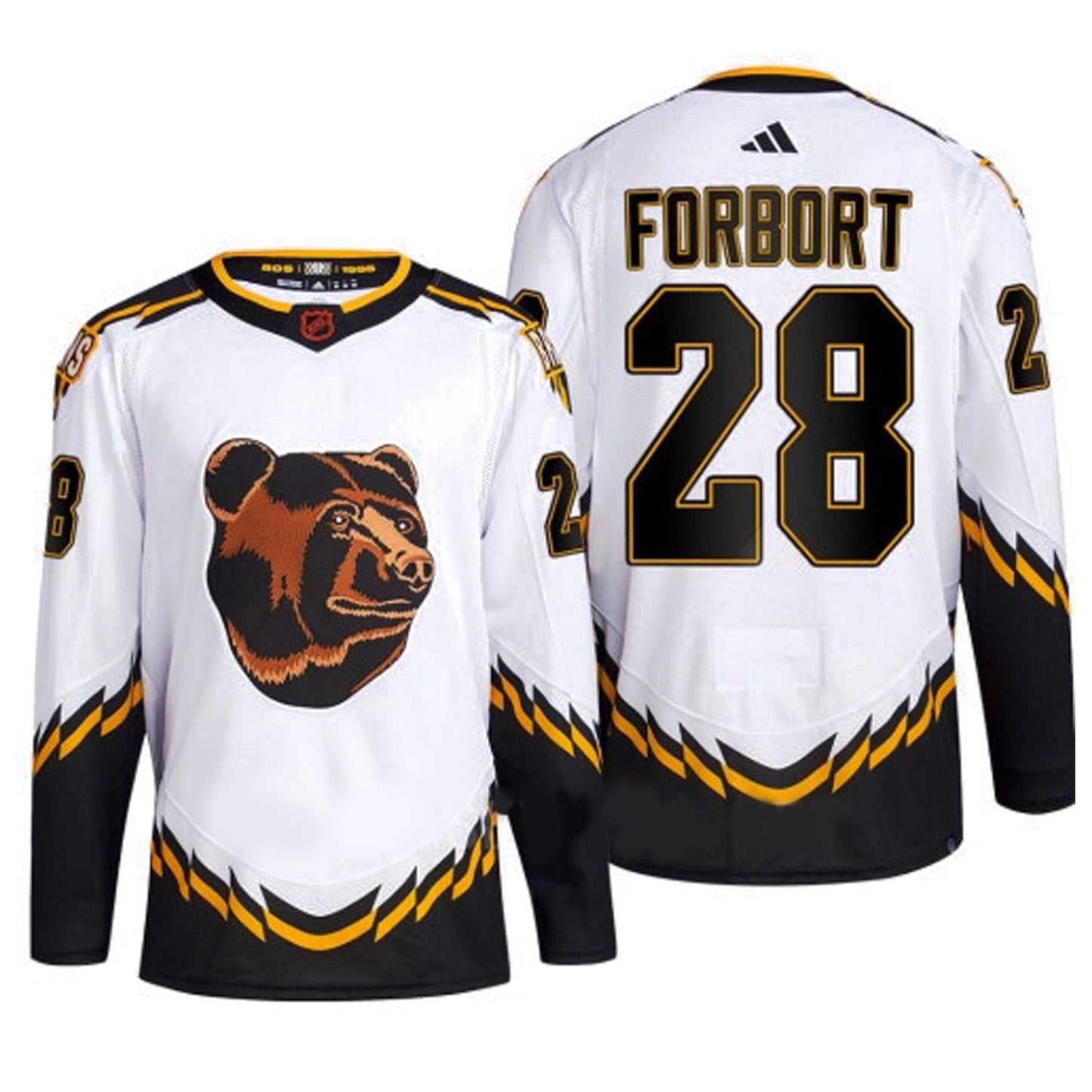 NHL Derek Forbort Boston Bruins 28 Jersey