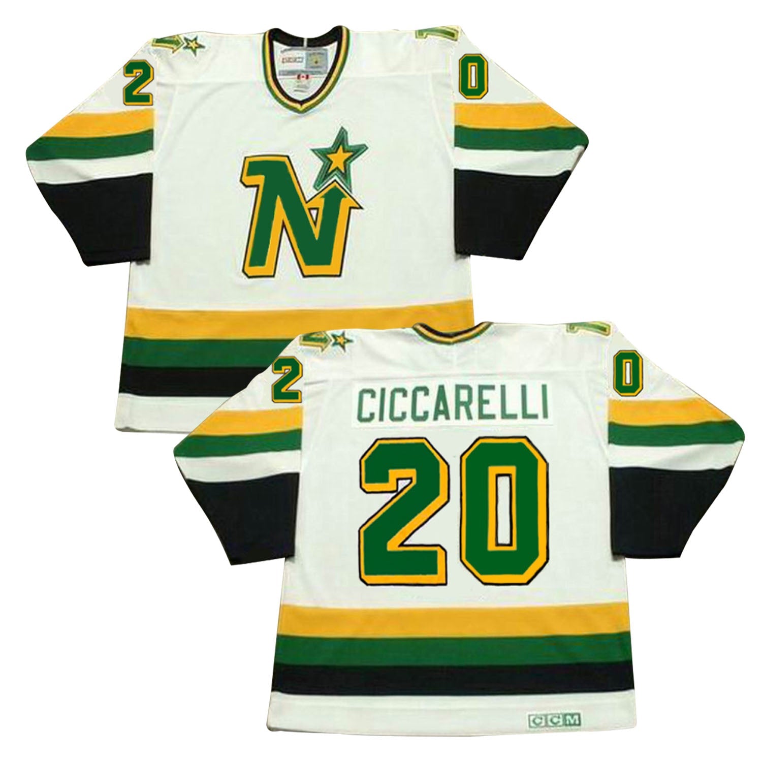 NHL Dino Ciccarelli Minnesota North Stars 20 Jersey The Jersey King