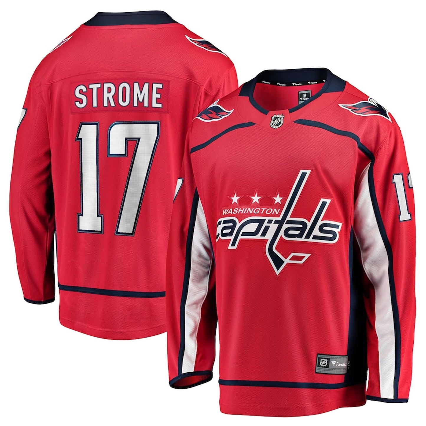 NHL Dlyan Strome Washington Capitals 17 Jersey