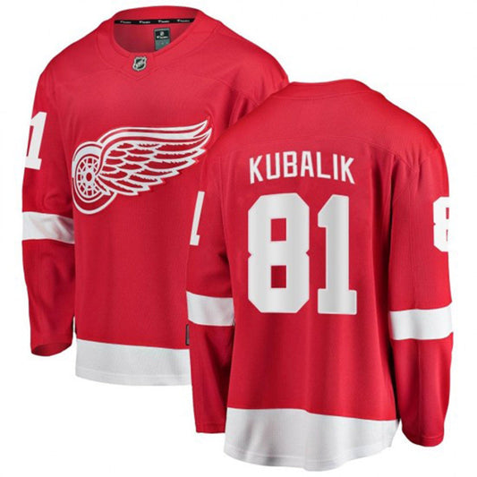 NHL Dominik Kubalik Detroit Red Wings 8 Jersey