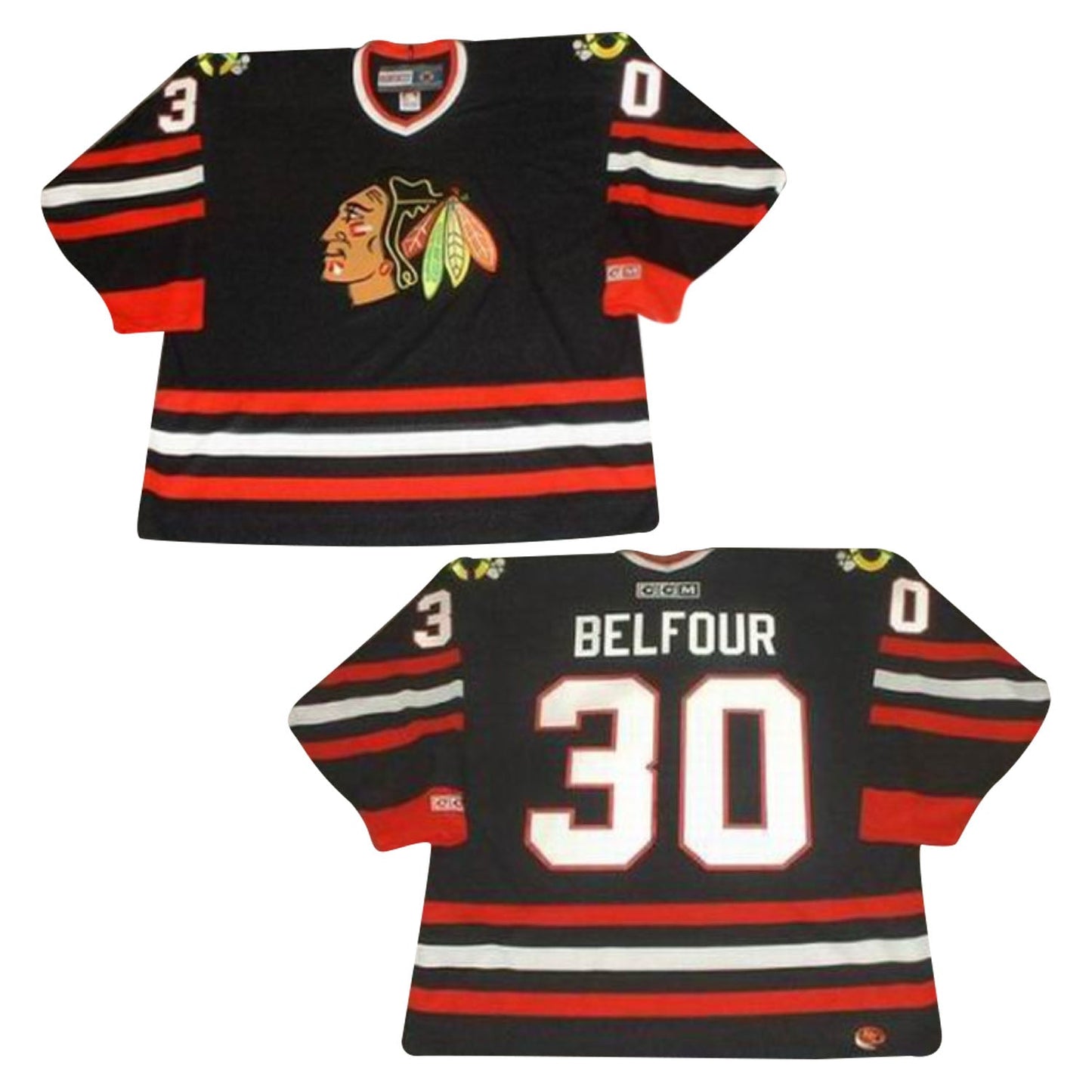 NHL Ed Belfour Chicago Blackhawks 30 Jersey