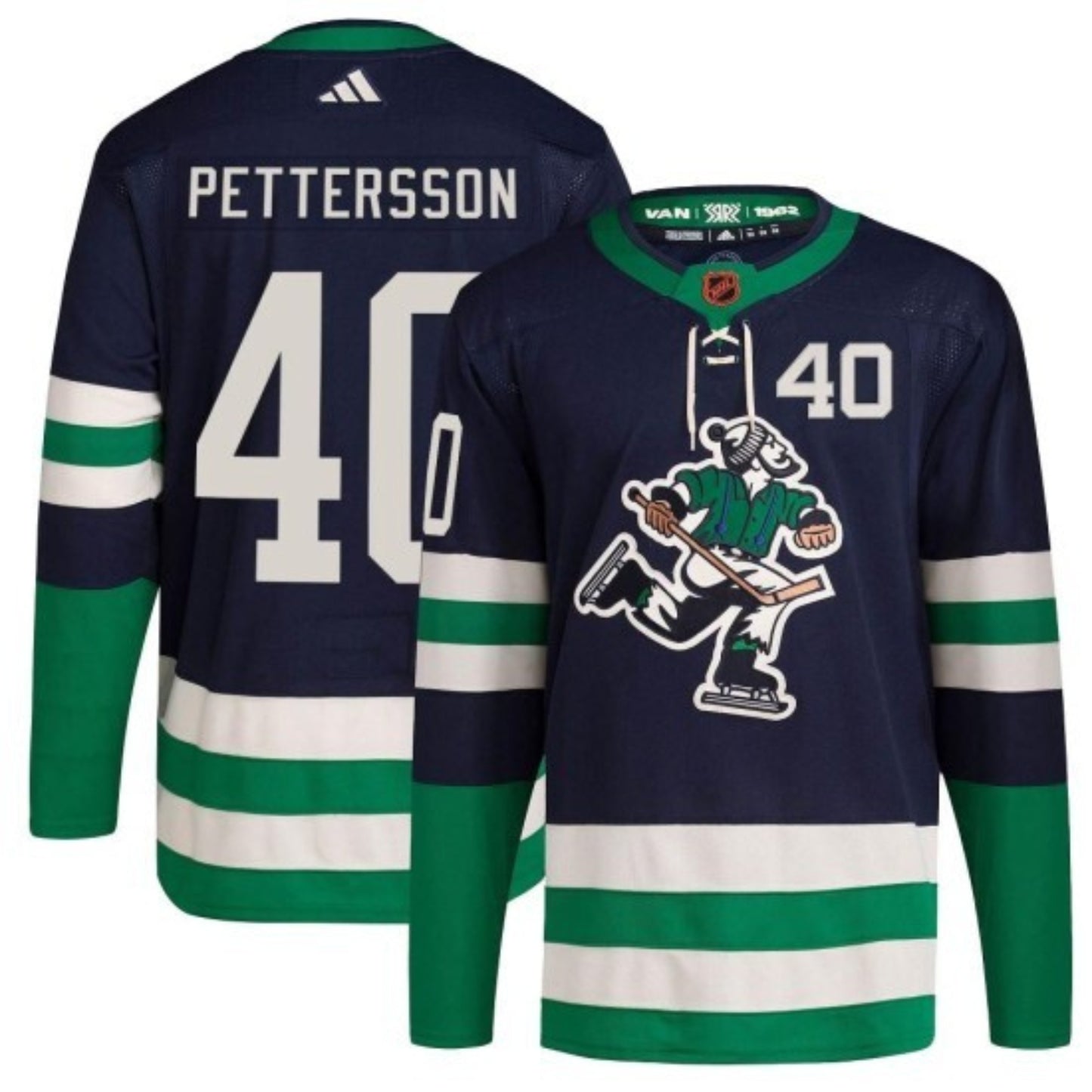 NHL Elias Pettersson Vancouver Canucks 40 Jersey