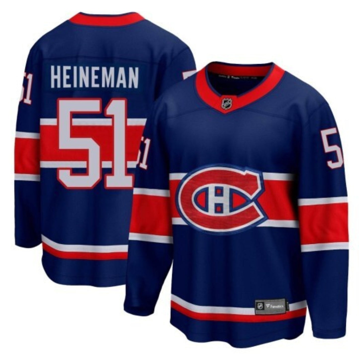 NHL Emil Heineman Montreal Canadians 51 Jersey