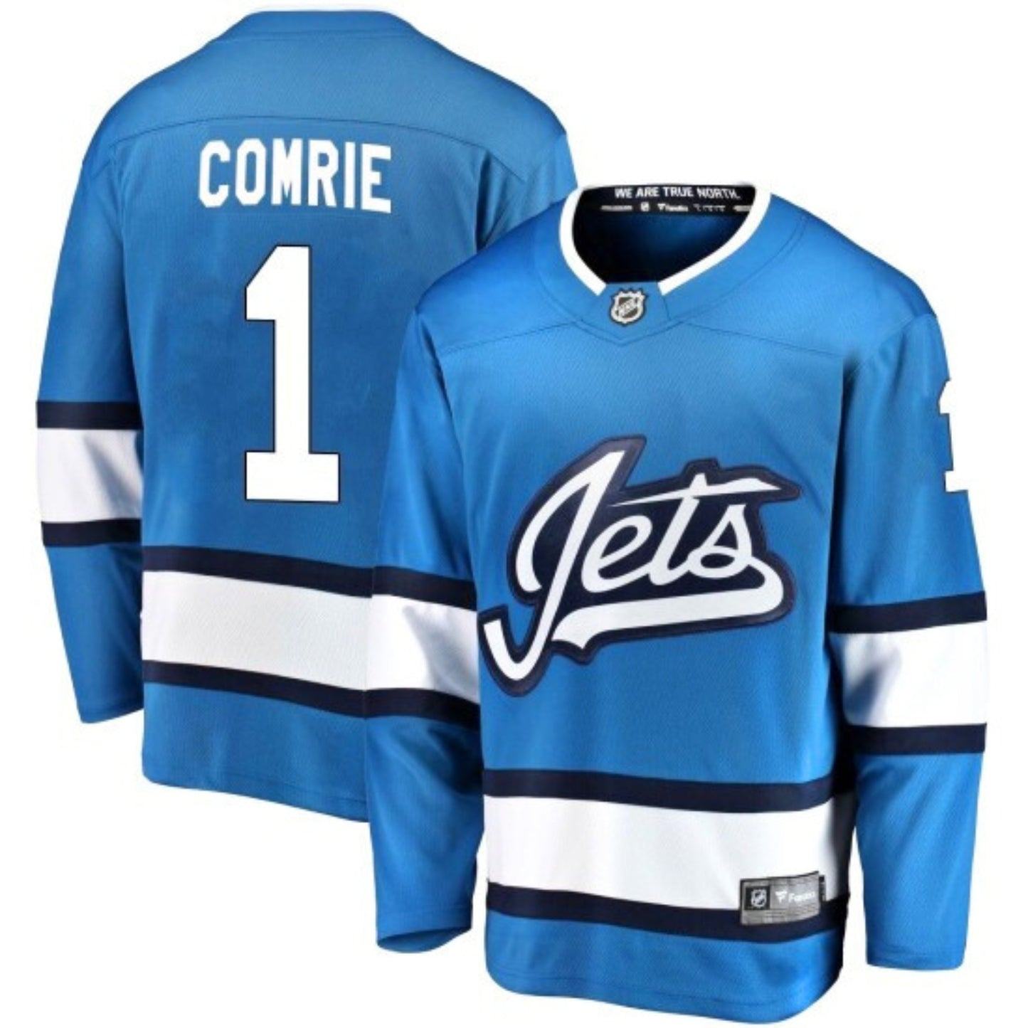 NHL Eric Comrie Winnipeg Jets 1 Jersey