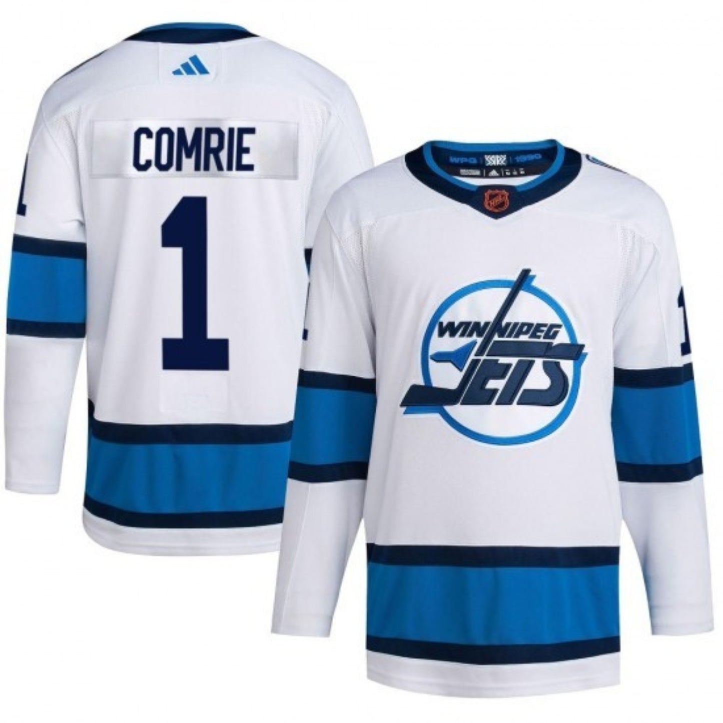 NHL Eric Comrie Winnipeg Jets 1 Jersey