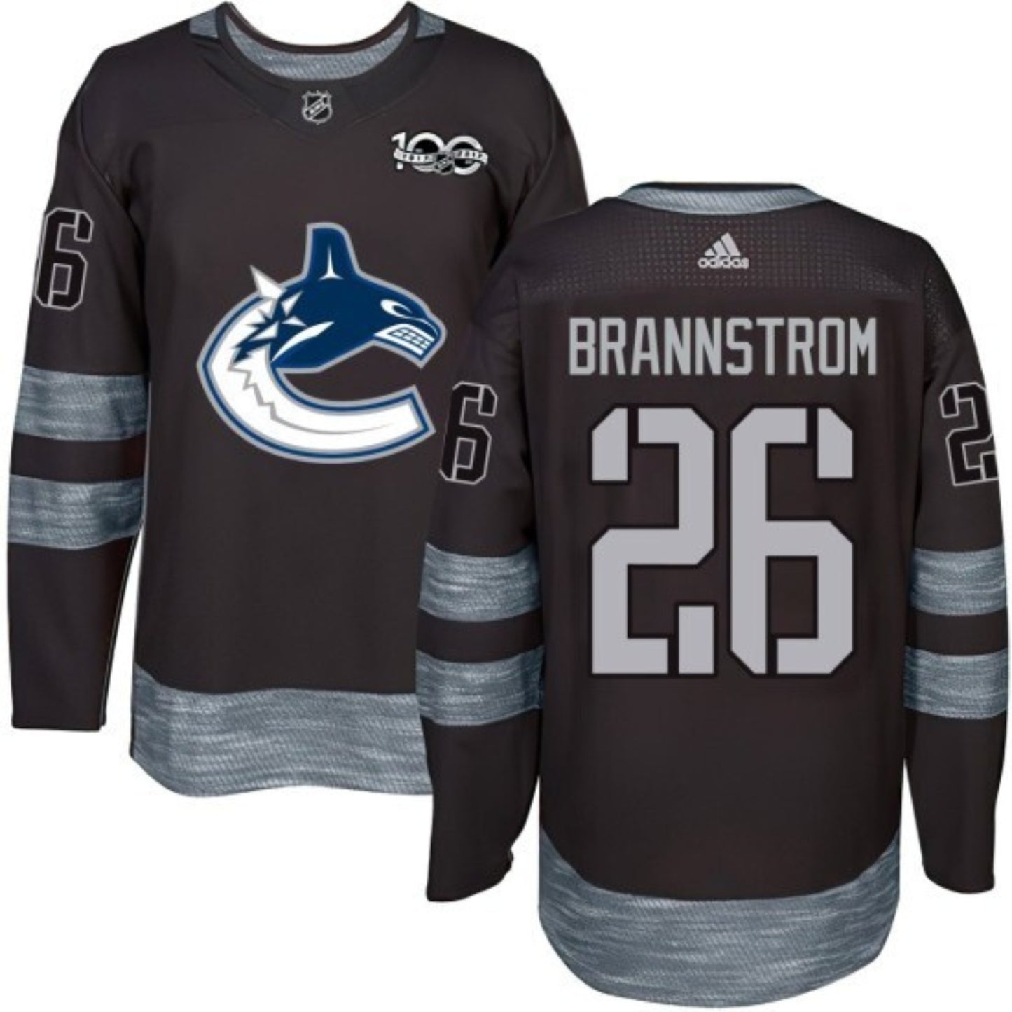 NHL Erik Brannstrom Vancouver Canucks 26 Jersey