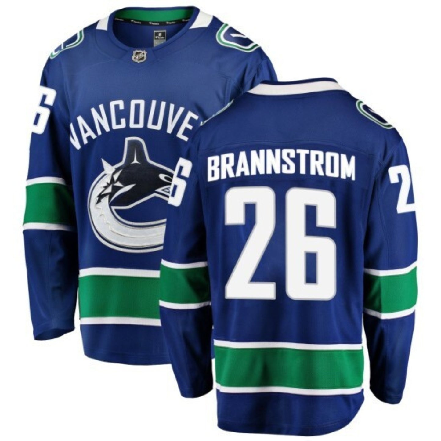 NHL Erik Brannstrom Vancouver Canucks 26 Jersey