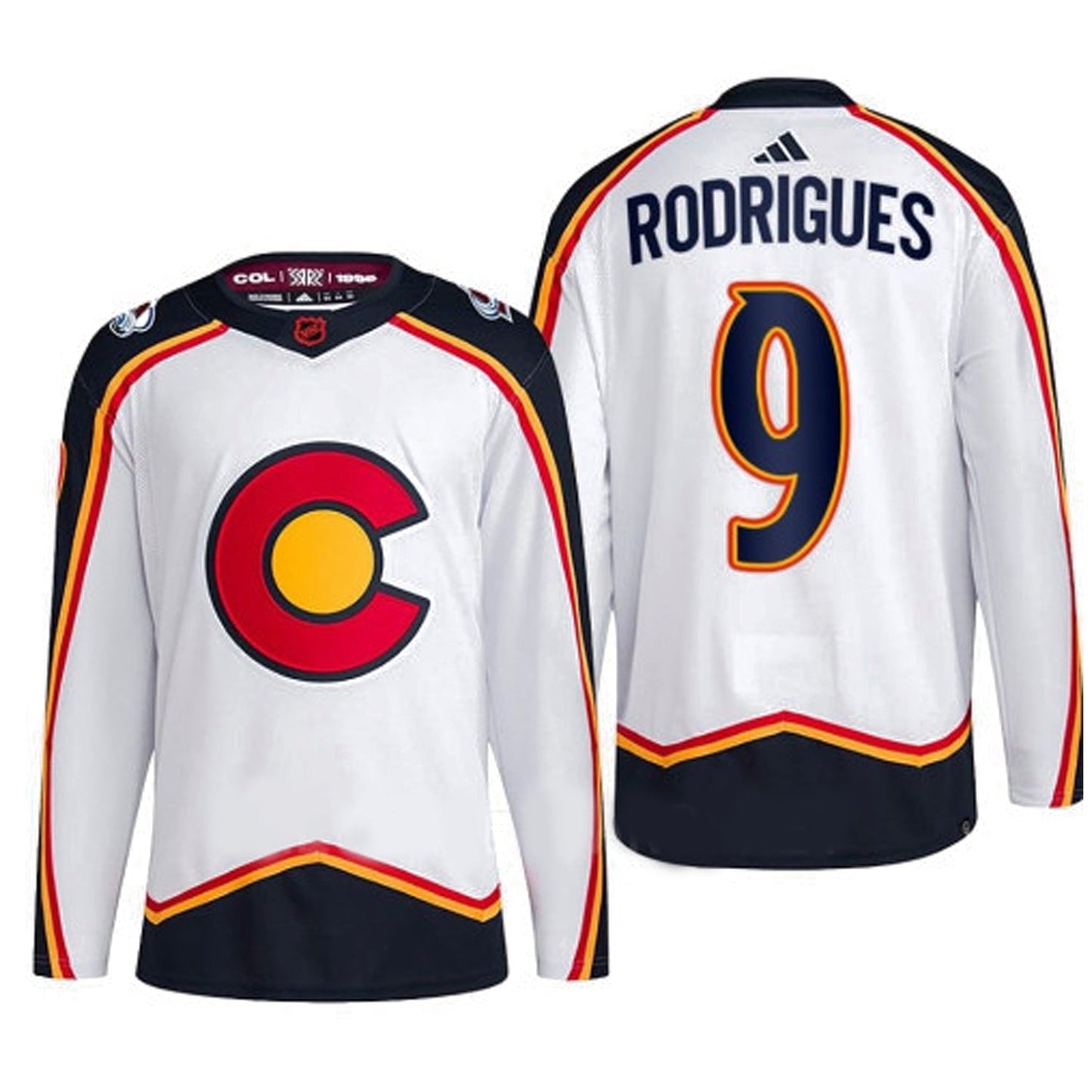 NHL Evan Rodrigues Colorado Avalanche 9 Jersey