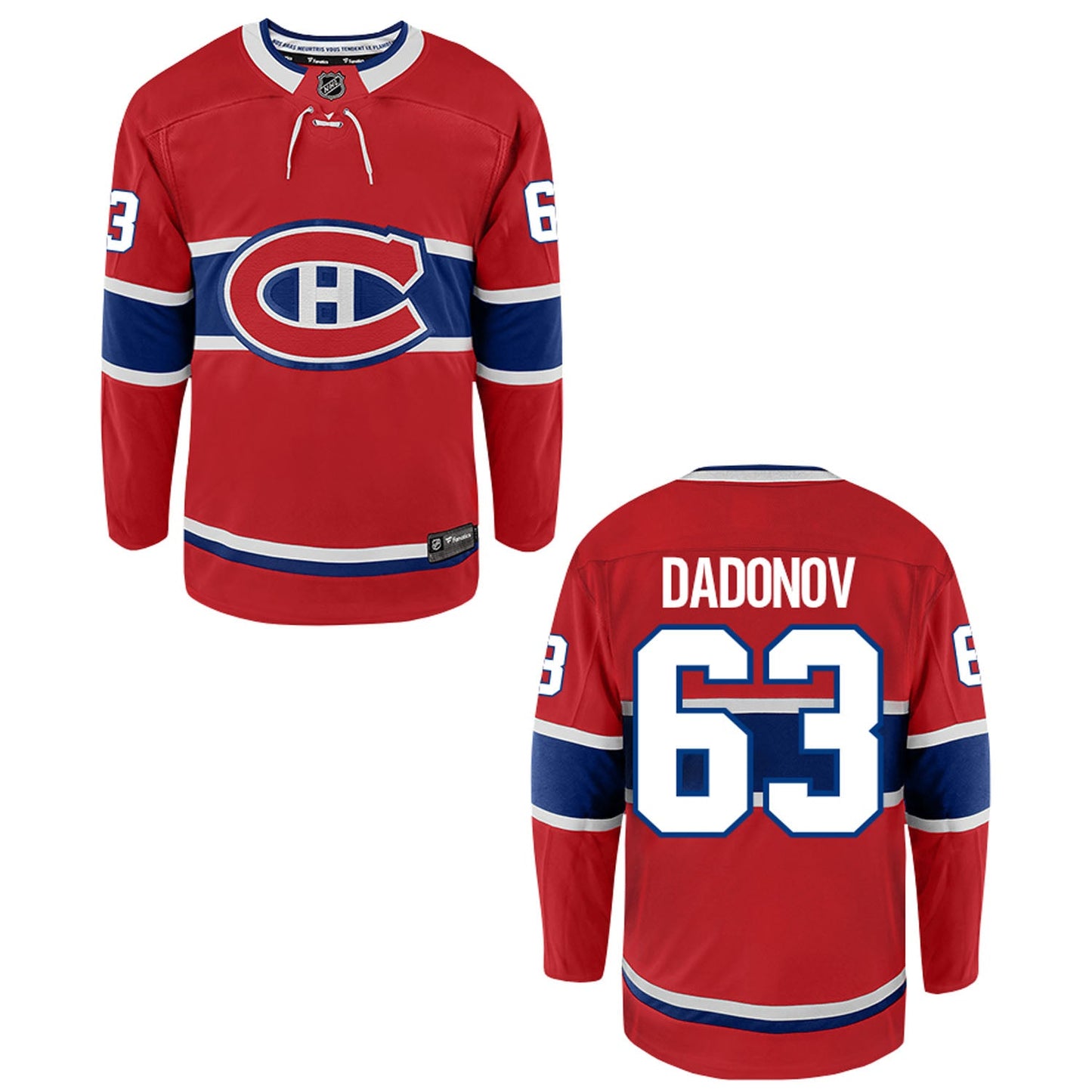 NHL Evgenii Dadonov Montreal Canadiens 63 Jersey