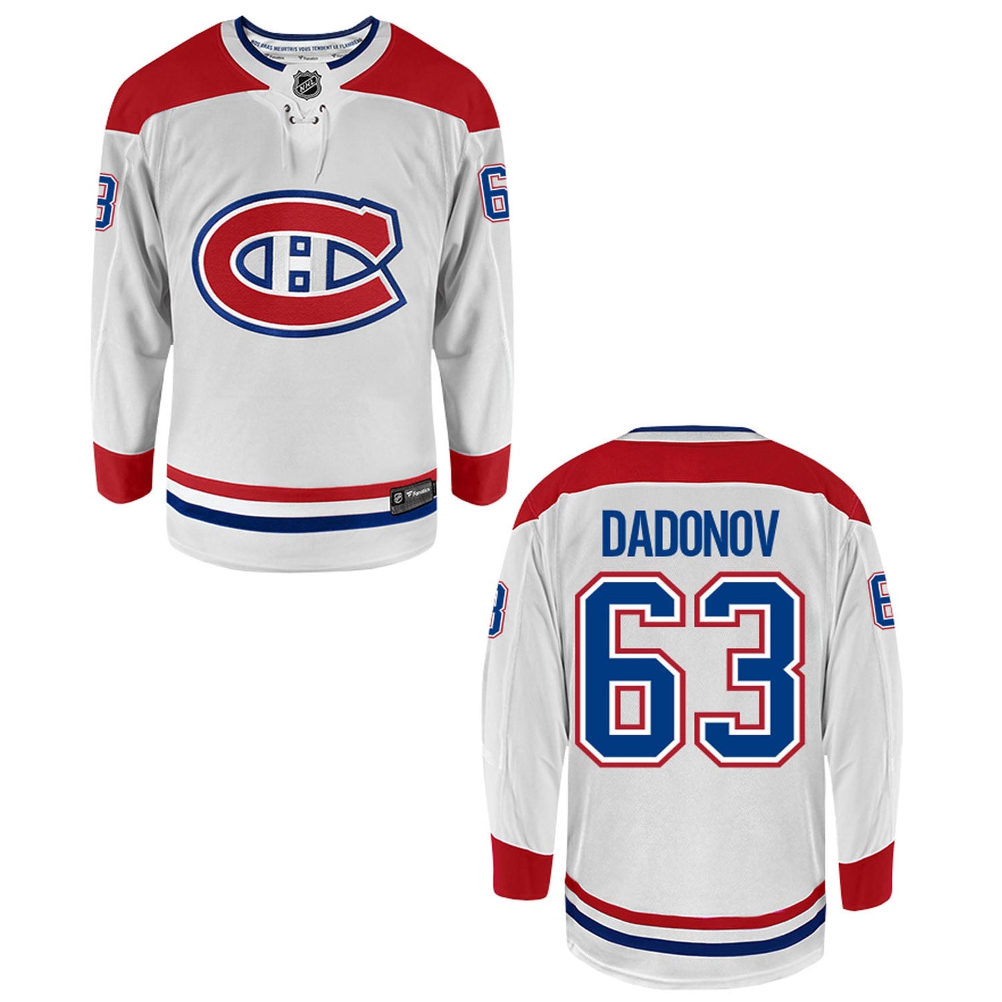 NHL Evgenii Dadonov Montreal Canadiens 63 Jersey