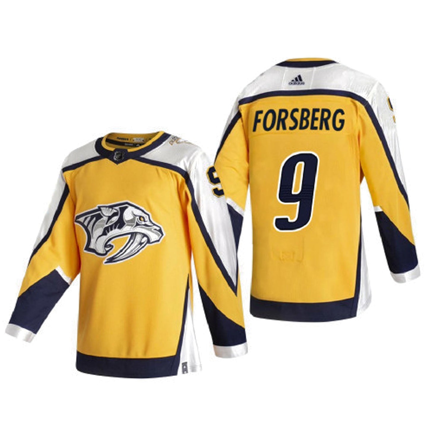 NHL Filip Forsberg Nashville Predators 9 Jersey