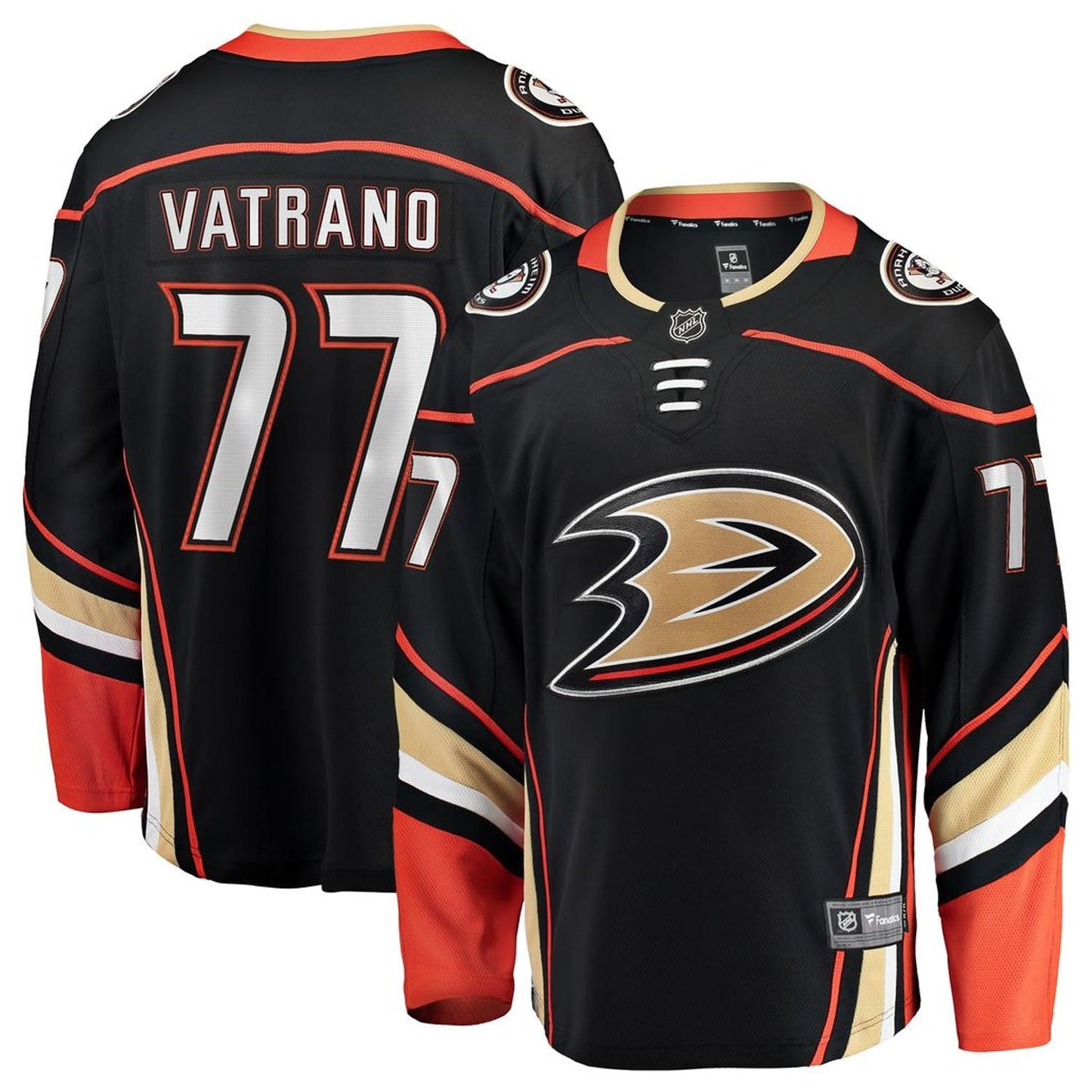 NHL Frank Vatrano Anaheim Ducks 77 Jersey