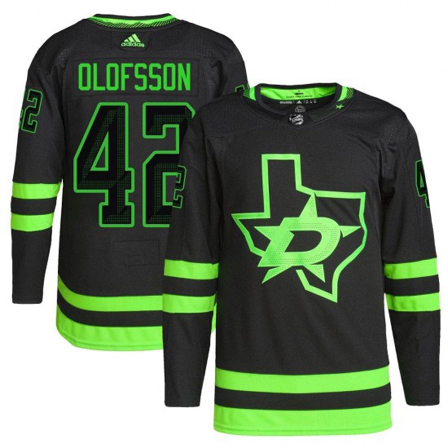 NHL Fredrik Olofsson Dallas Stars 42 Jersey