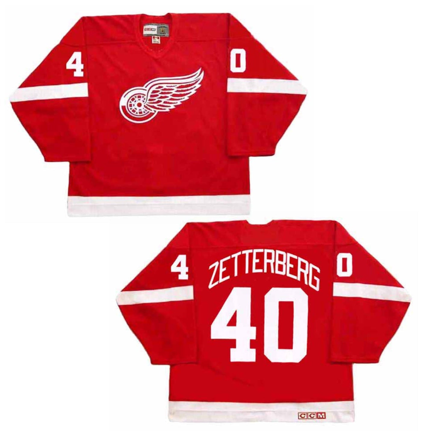 NHL Henrik Zetterberg Detroit Red Wings 40 Jersey