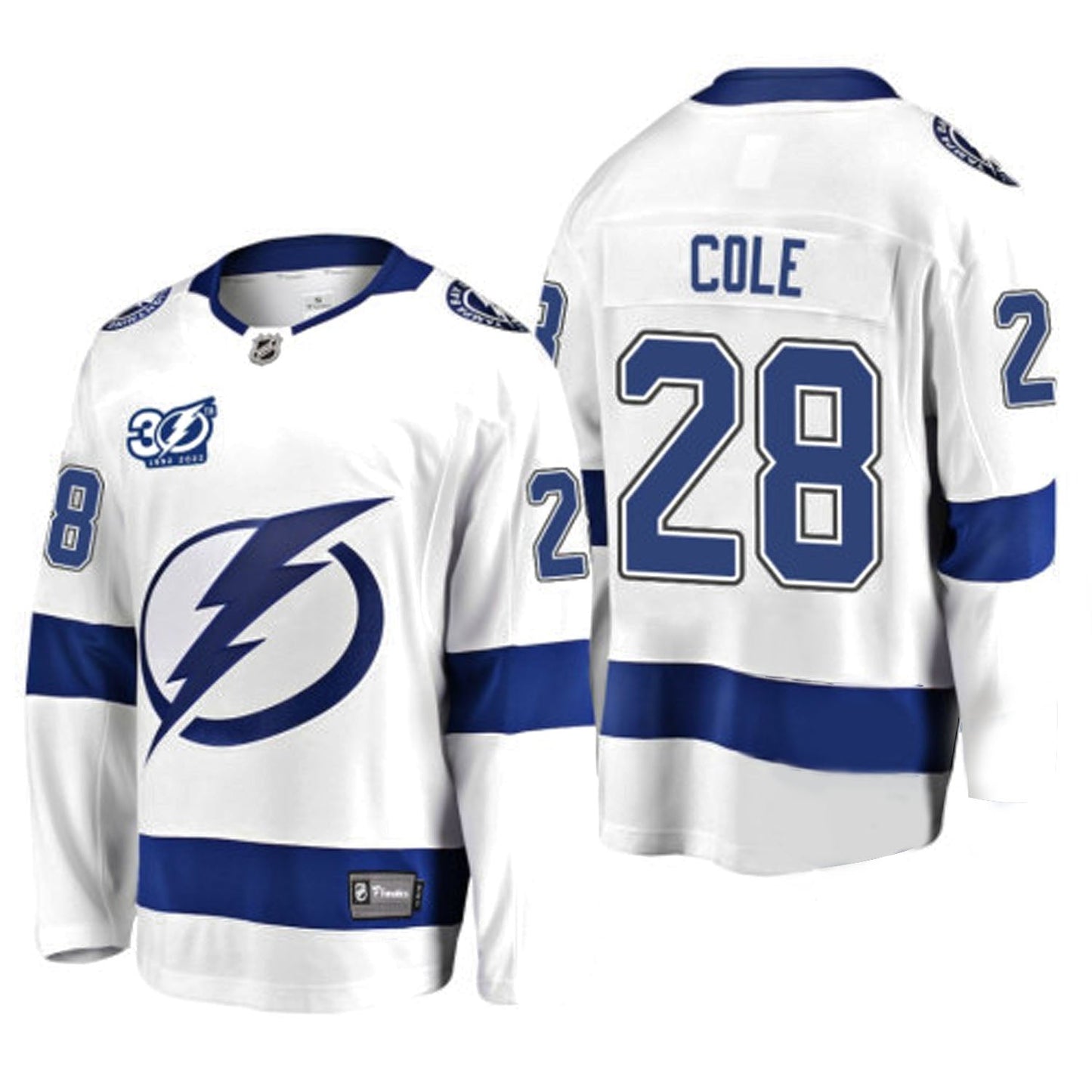 NHL Ian Cole Tampa Bay Lightning 28 Jersey