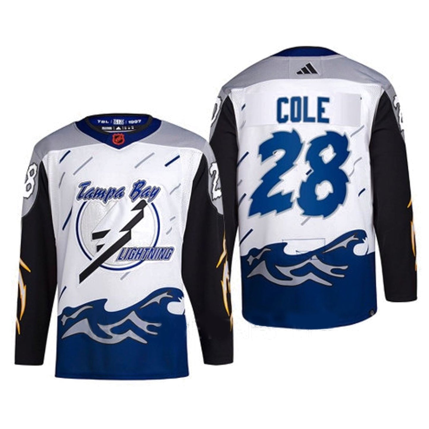 NHL Ian Cole Tampa Bay Lightning 28 Jersey