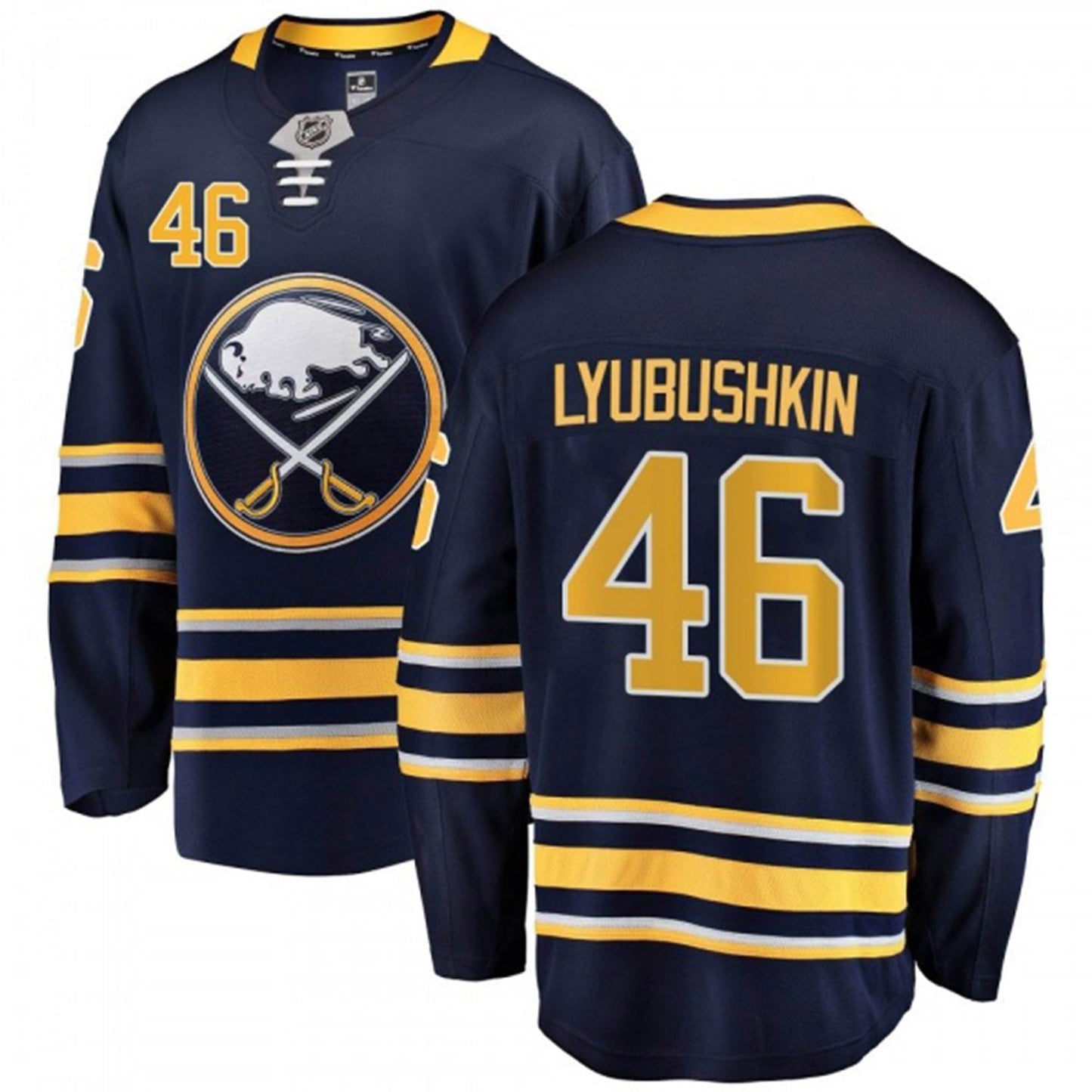 NHL Ilya Lyubushkin Buffalo Sabres 46 Jersey