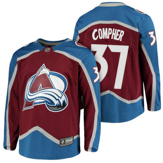 NHL J.T. Compher Colorado Avalanche 37 Jersey