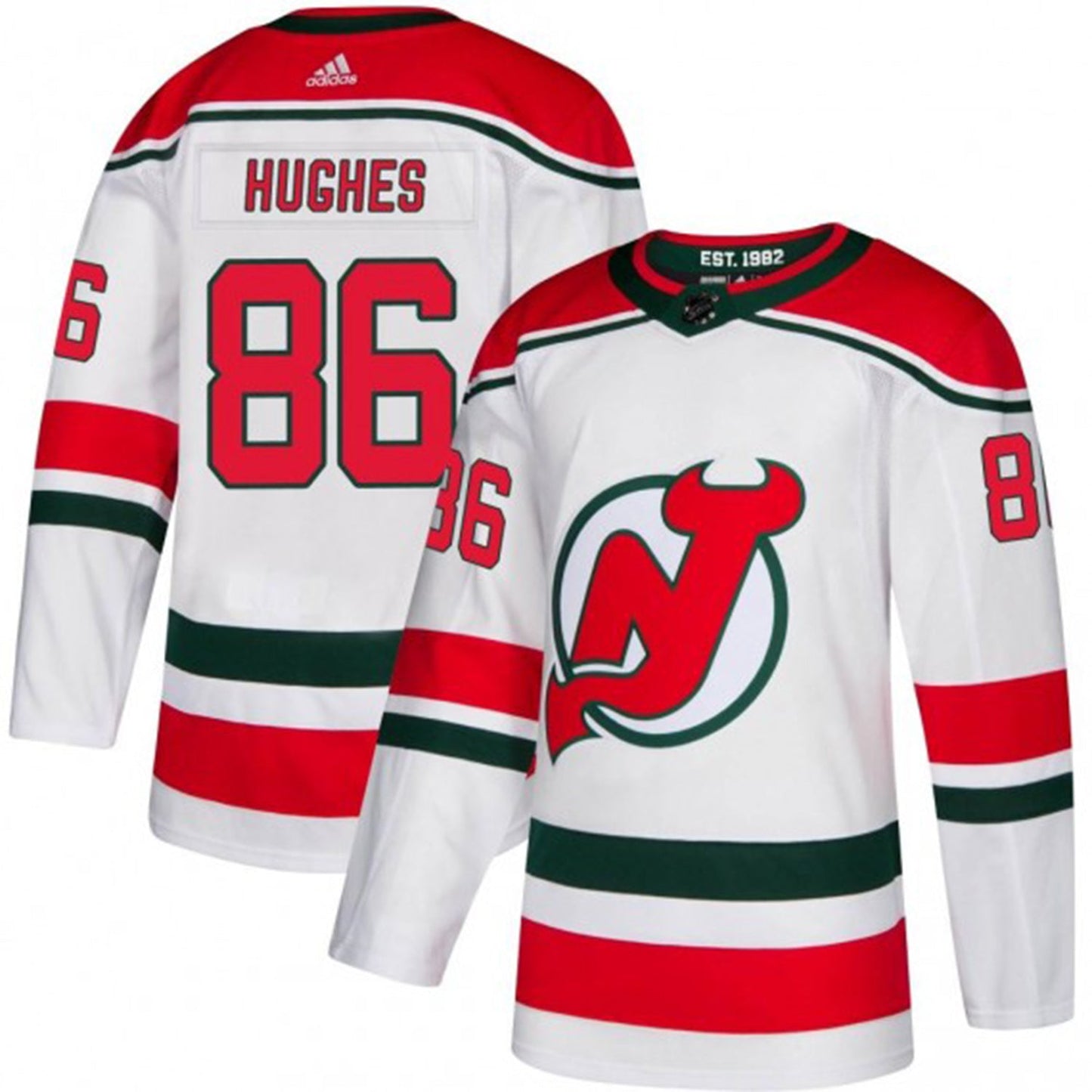 NHL Jack Hughes New Jersey Devils 86 Jersey