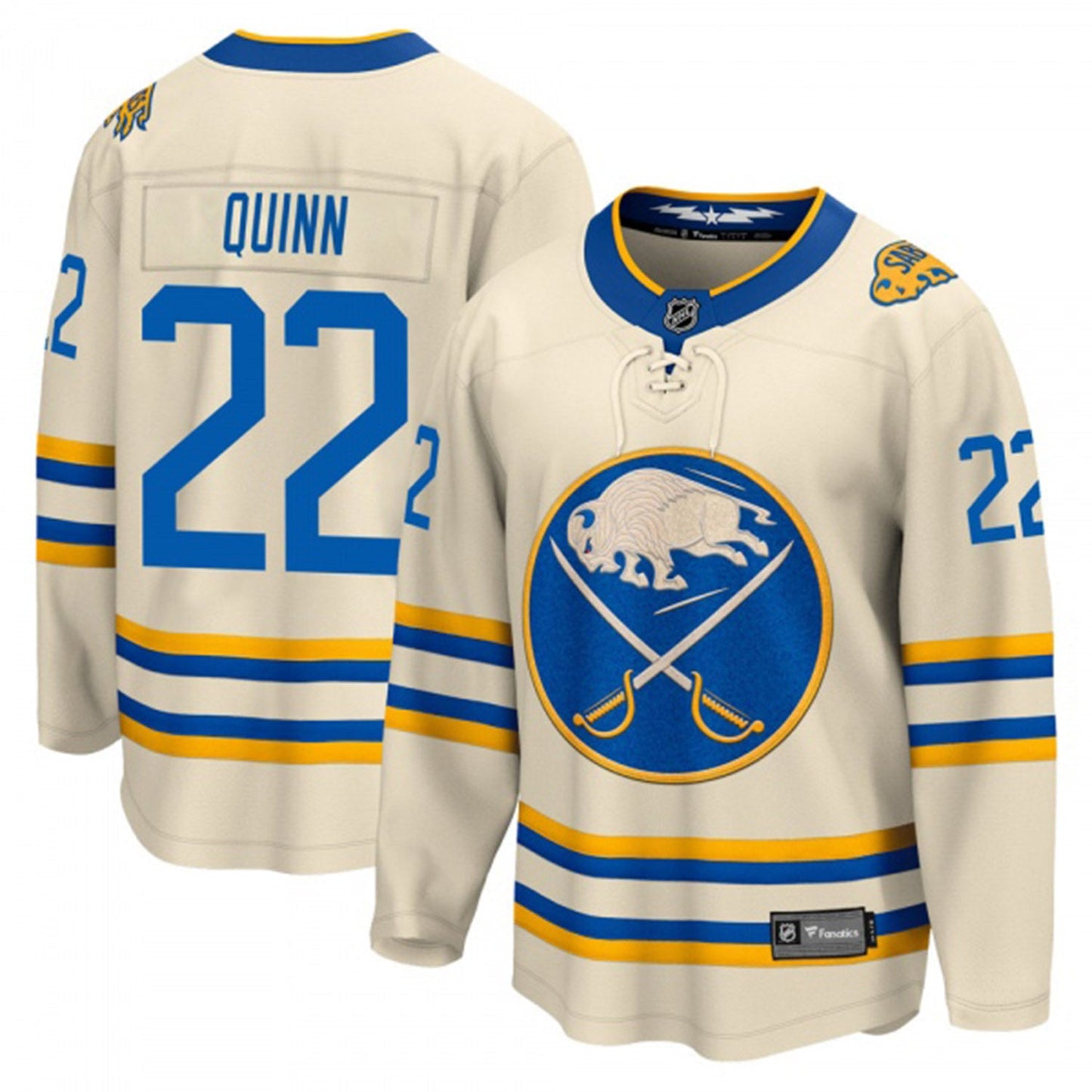 NHL Jack Quinn Buffalo Sabres 22 Jersey