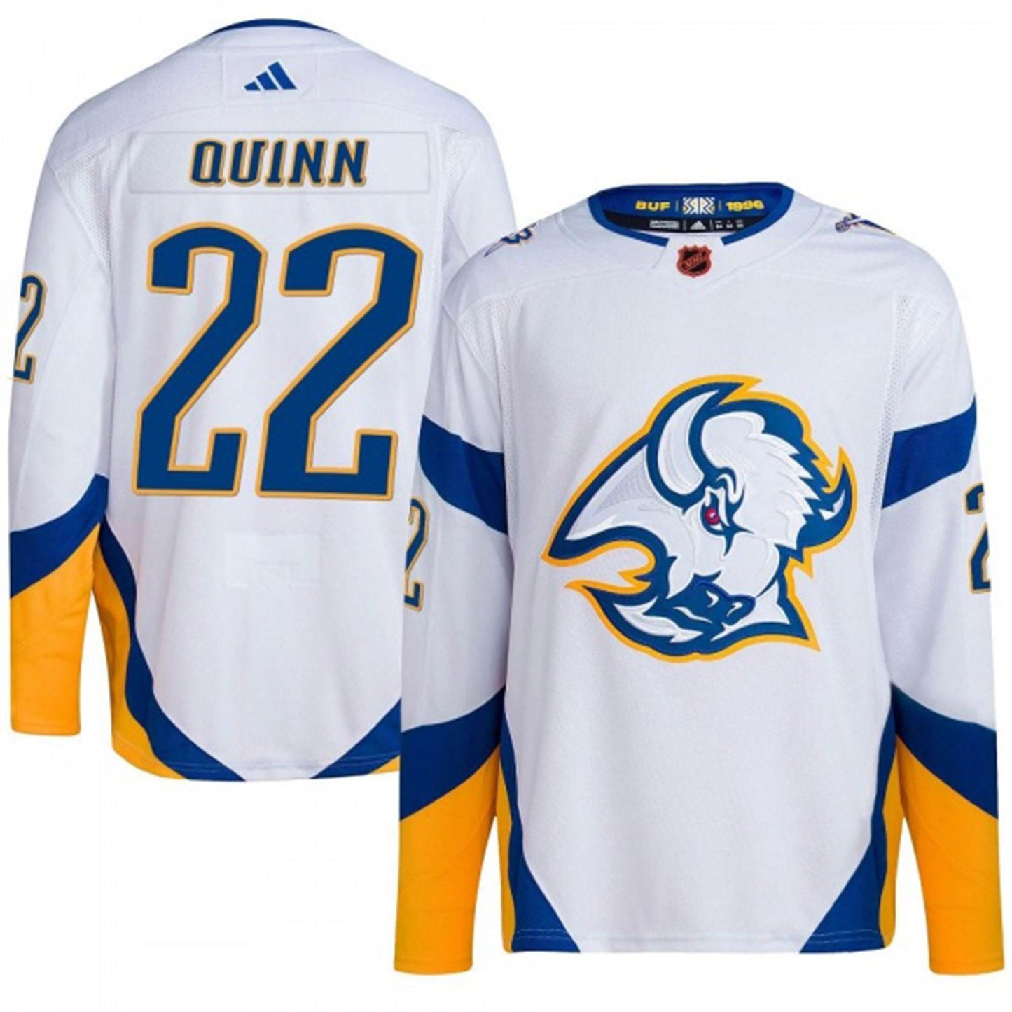 NHL Jack Quinn Buffalo Sabres 22 Jersey