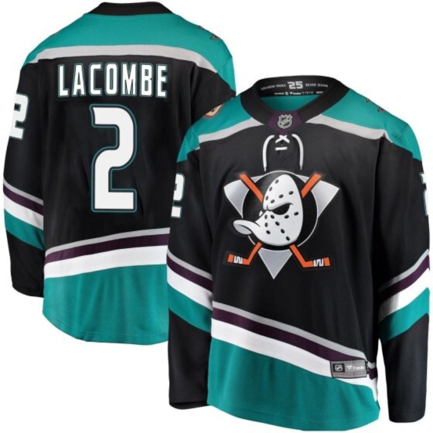 NHL Jackson LaCombe Anaheim Ducks 2 Jersey