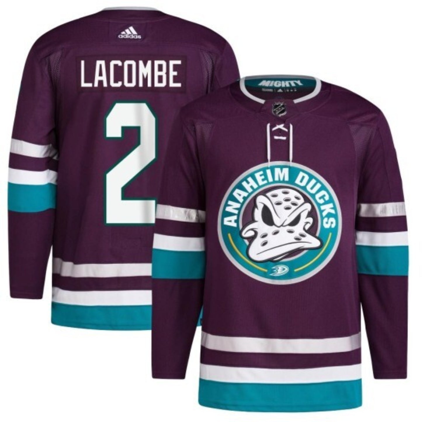 NHL Jackson LaCombe Anaheim Ducks 2 Jersey